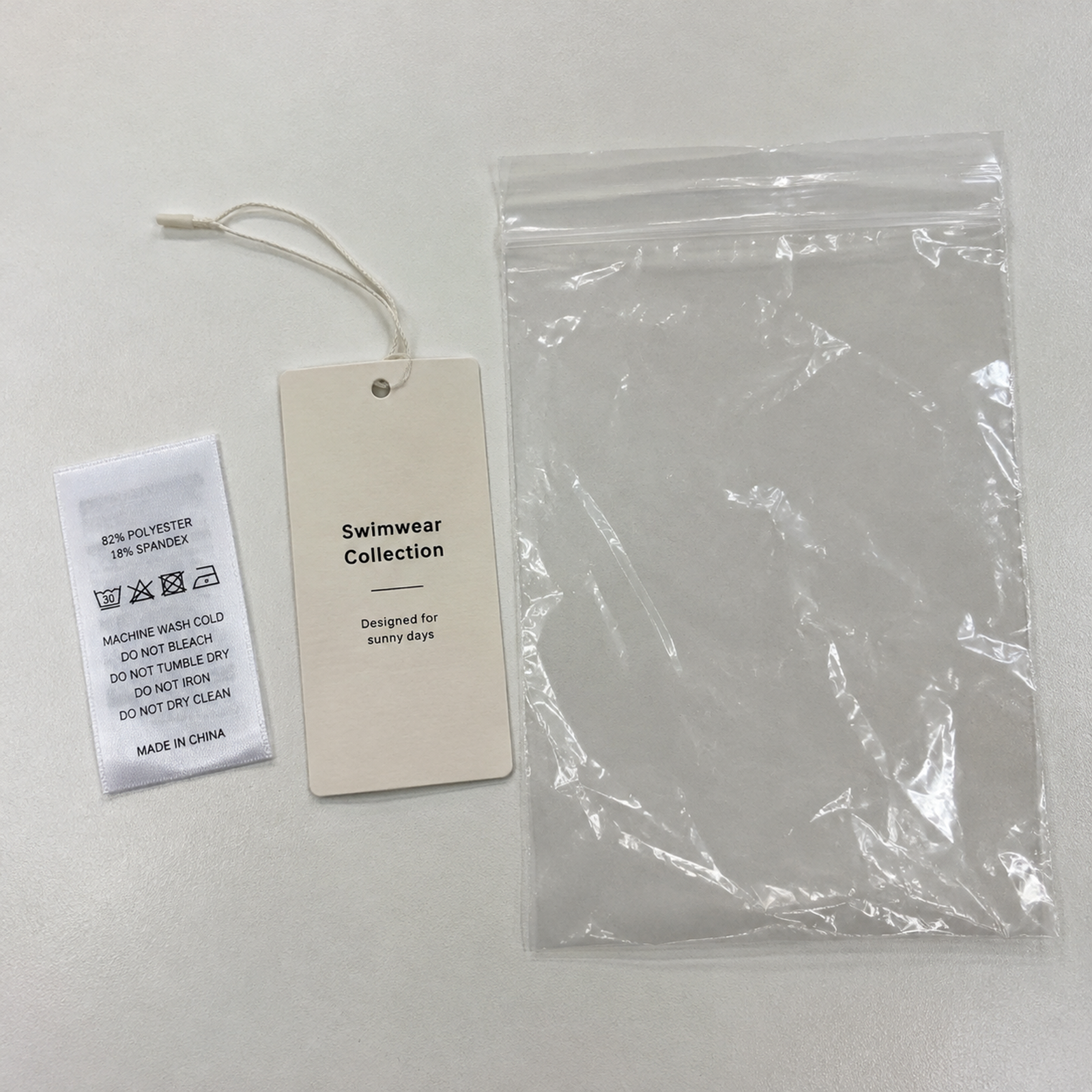 swimwear tech pack labeling packaging and compliance specifications
