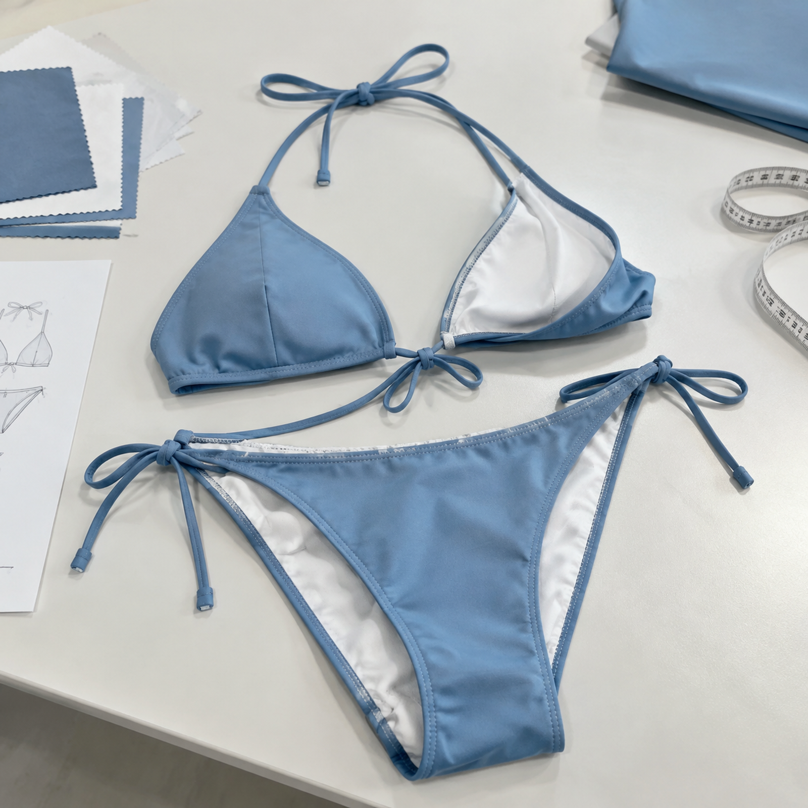 purpose of swimwear sampling for fit and construction evaluation